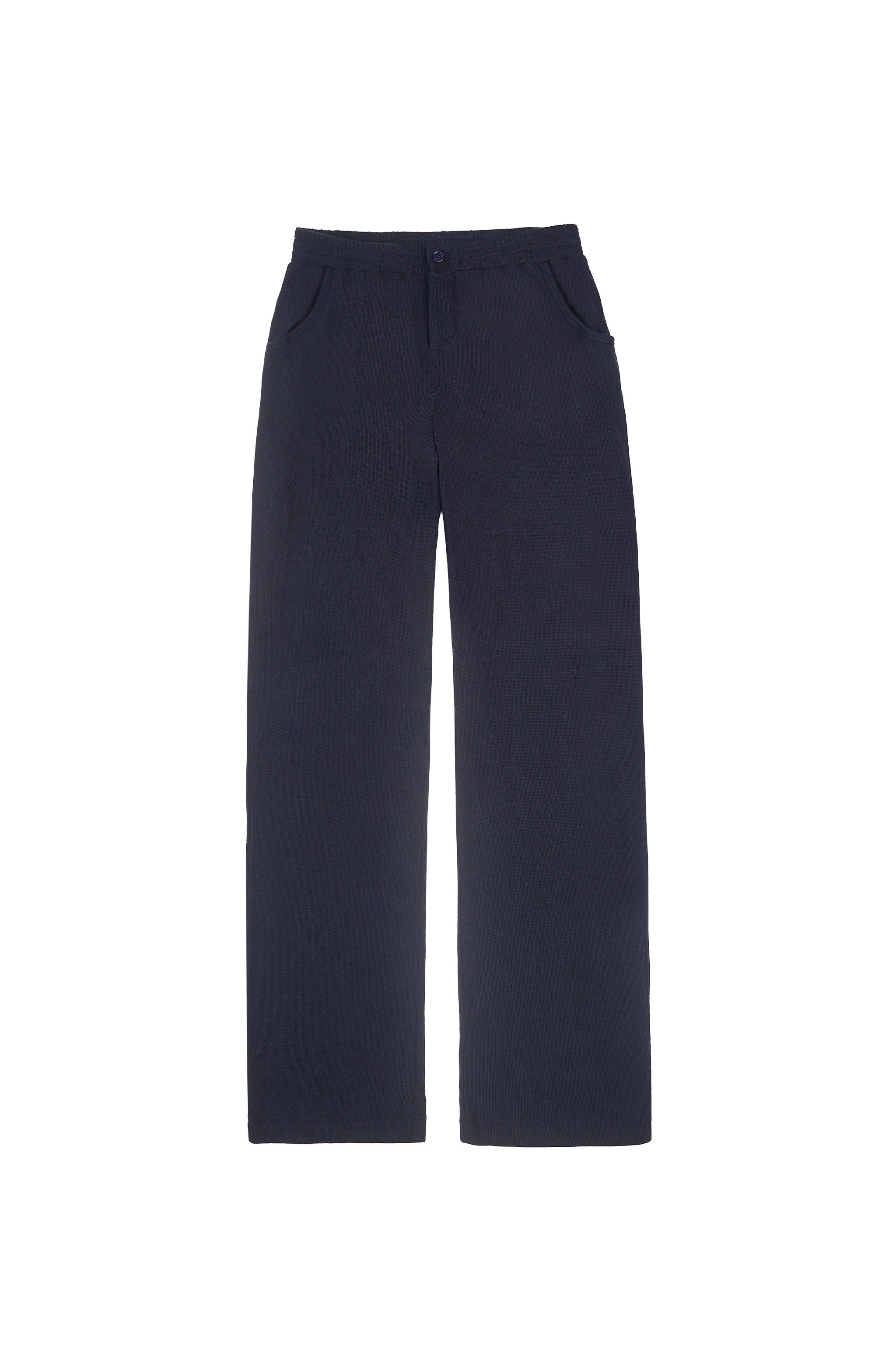 Slacks Soft Trouser in Navy